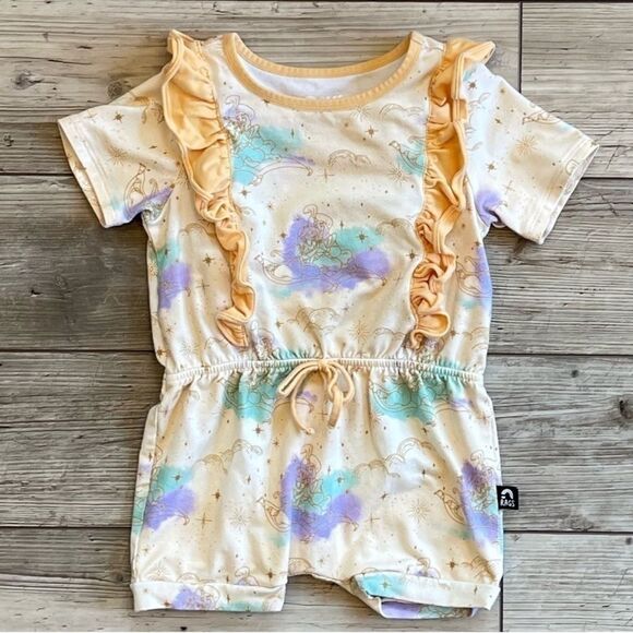 Rags | Disney Aladdin & Jasmine Ruffle Shortie Rags Romper | Size: 2T - Picture 1 of 6